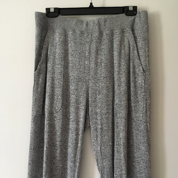 RAILS Devon Fuzzy Grey Jogger Sweat Pants L - Picture 3 of 5